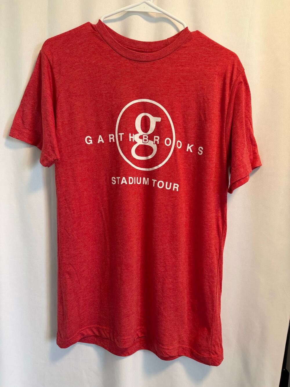 Tultex | Red Garth Brooks Stadium Tour Concert Tee Distinctive White G Graphic